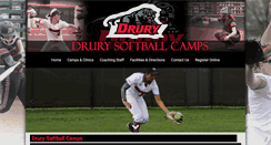 Desktop Screenshot of drurysoftballcamps.com